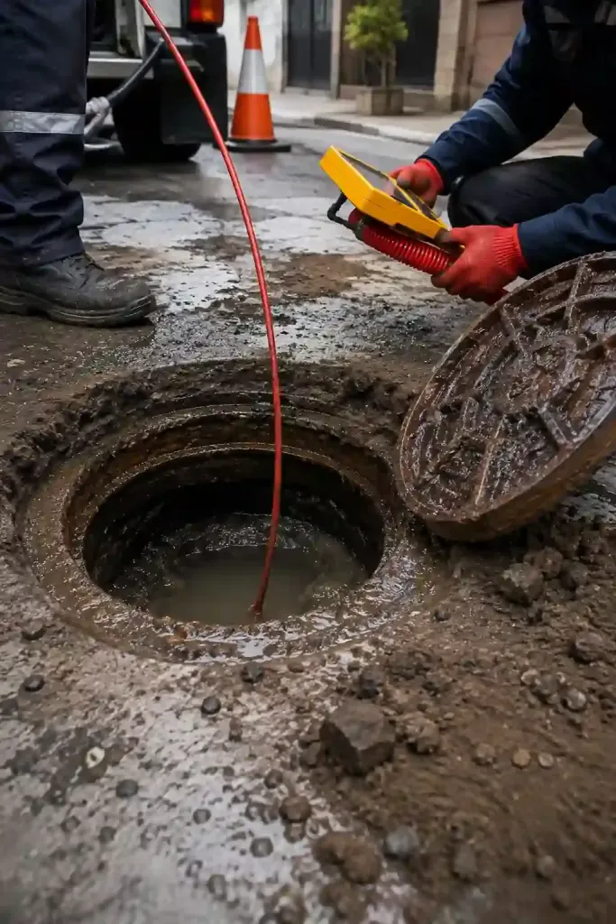 Mantenimiento preventivo de alcantarillado con bomba en Tlalpan