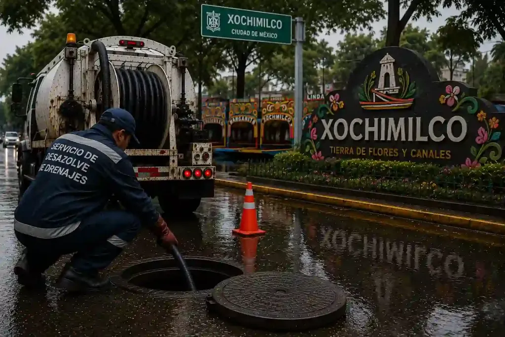 Servicio de Desazolve de Drenaje en Xochimilco